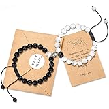 Couples Gifts for Boyfriend Girlfriend Magnetic Bracelets for Couple Anniversary Christmas Bday Gifts for Husband Wife Matchi