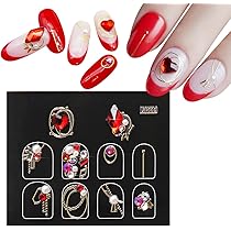 AnGalaxy ネイルステッカー 白いパール DIYネイルデカール カラフル Amazon | AnGalaxy ネイルステッカー DIYネイルデカール 3D立体感