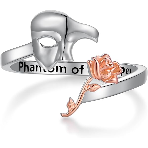 Amazon | オペラ座の怪人 イヤリング スターリングシルバー