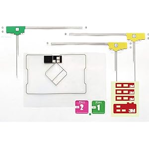 貼り付けミス交換保障◇GPS・L型3枚 両面テープ (イクリプス トヨタ ダイハツ)gs)