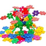 MICHLEY Plastic Snowflake Building Blocks Children Puzzle Educational Toy [並行輸入品]