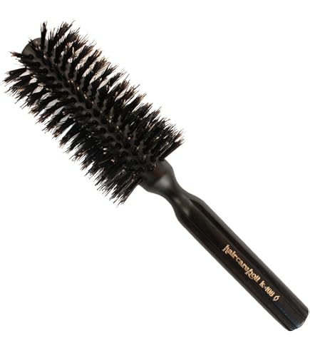 Amazon | ホンゴ ヘアケアロールブラシ ヘアブラシ 黒 1個 (x 1