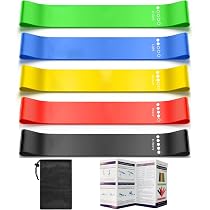 Amazon.co.jp: トレーニングチューブ レジスタンスバンド 無臭 5種の