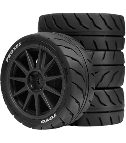 Amazon | SHEAWA 1/10 RCカー用タイヤ ホイールリム 4個 アクセサリー