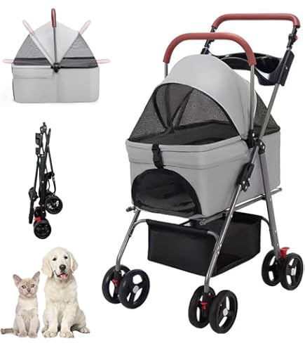 タンスのゲン 分離型 犬用 4輪 ペットバギー ペットカート Amazon | タンスのゲン 折りたたみ ペットカート 4輪 前輪