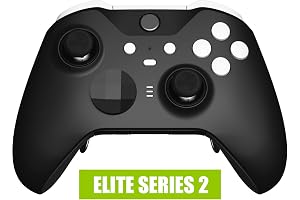 eXtremeRate Xbox One Eliteシリーズ2コントローラー対応用交換ボタン(ピュアカラー)、Xbox Eliteシリーズ2Coreコントローラー対応用LBRBLTRTバンパートリガーABXYスタートバックシンクプロファイルキー【ホワイト】