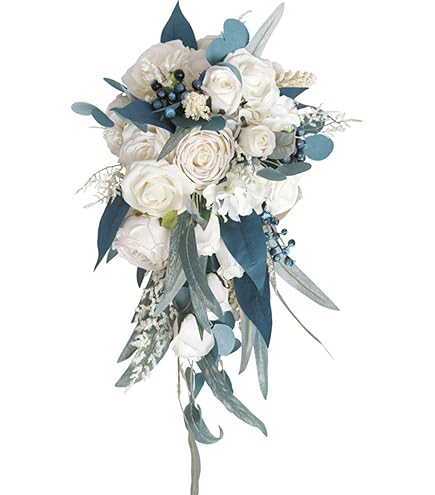 Amazon｜アートフラワー（造花）ブーケ/ユリキャスケードブーケ