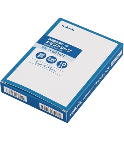 Amazon.co.jp: アズワン ナビストリップ(皮膚接合用テープ) 3