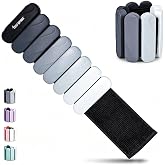 Adjustable Gradient Ankle & Wrist Weights Set of 2, 2LBS/4LBS per pair | Gradient Oval Design,Sweatproof Silicone,Removable S