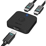 BENFEI HDMI切替器 、4K@60Hz HDMI切替器 2入力1出力(入力を切り替えて出力) 1入力2出力(切替出力であり同時出力は不可) 4K 3D HD 1080P対応 Firestick、Xbox PS4 Roku HDTV…
