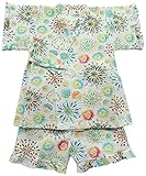 村信 花火柄 甚平スーツ 80cm オフ 71696 日本製