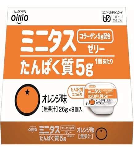 Amazon.co.jp: 日清オイリオ ミニタス エネルギー ゼリー 225g（25g×9