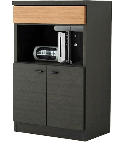 Amazon｜キャビネット 木製 北欧 電話台 ファックス台 収納棚 扉付き