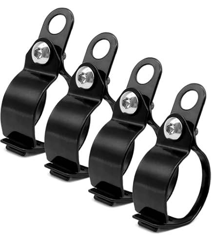 Motorcycle Turn Signal Mount Brackets – Chrome, Fits 30-45mm Fork Tubes (1 Pair) - View #7