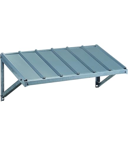 Amazon | 日晴金属 クーラーキヤッチャー 壁面用防雪屋根 C-RKZJ