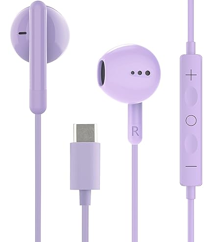 イヤホン Amazon.co.jp: アクセス Fit Type-C 接続 イヤホン AH-c88 パープル