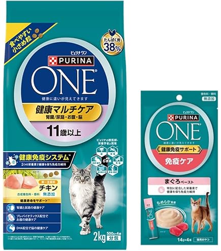 Amazon | 【セット販売】ピュリナワン キャット 健康マルチケア 11歳
