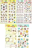 銀鳥産業　MAMA SOLUTION（ママソリューション） 育児シール6種類(行事・記念日・表情・デコ・ふきだし・フォトデコ)セット　お子様の育児日記や写真ワンポイントに使える！　お子様の記録を可愛く