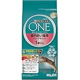 ピュリナ ワン キャットフード 室内飼い猫用 1歳以上 サーモン&ツナ 800g(400gx2袋入)