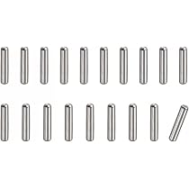 50 Pièces Chevilles Dowel Pins 2,5x30 Mm Tête Ronde Chanfreinée - Zaplyte, Neuf