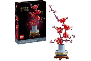 LEGO Botanicals Plum Blossom Flower Decor Display 10369 Zero-Maintenance Plant Gift for Adults (327 Pieces)