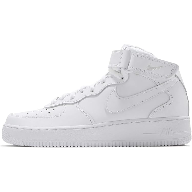 Amazon | Nike Men's Shoes Air Force 1 Mid '07 Triple White CW2289
