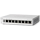 シスコシステムズ (Cisco) Cisco Catalyst 1200-8T-D スマートスイッチ 8 ポート GE Ext PS デスクトップ 金属筐体 静音ファンレス 法人向け (C1200-8T-D)