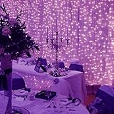 LEDイルミネーションライト　安全＆省エネ（IP44）　306球　9灯モード　クリスマス　庭園の植物　屋内　屋外　結婚式　パーティ　商業用　飾り　照明　防水　コントローラ付き (マルチカラー)