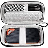 SanDisk Extreme PRO/SanDisk 500GB 1TB 2TB 4TB ポータブル外付けSSD用ハードケース.Crucial X8外付けソリッドステートドライブ用キャリートラベルホルダー (ボックスのみ)