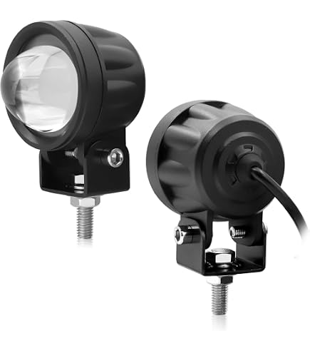 Amazon | ミニサイズ LEDワークライト 丸形 バイク補助灯 5W