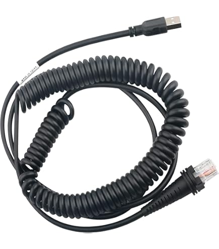 Amazon.co.jp: VOTTAN スパイラルケーブル RJ45 - USBバーコード