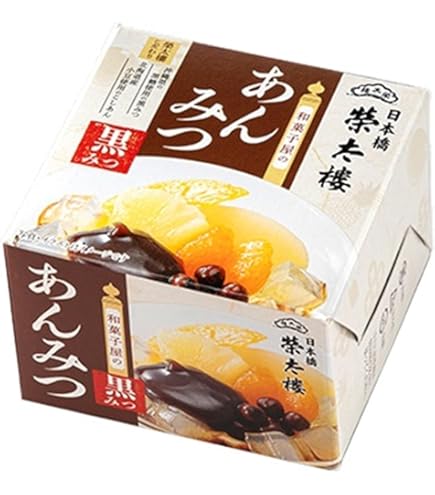 Amazon.co.jp: 榮太樓總本鋪 和菓子屋のみつ豆 白みつ 白蜜 みつ豆 夏