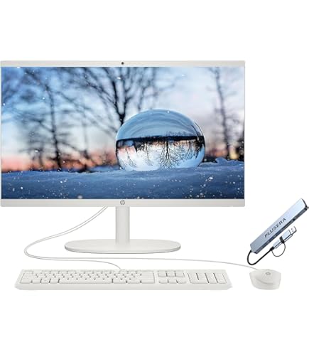 HP オールインワンデスクトップPC 　一体型　大画面 ホワイト 21.5インチ Amazon.co.jp: HP 21.5インチ FHD オールインワン デスクトップ