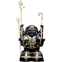 仏像 三面六臂大黒天像 三面大黒天像 七福神 商売繁盛 福徳開運 檜木 Amazon｜仏像 三面六臂大黒天像 三面大黒天像 七福神 商売繁盛