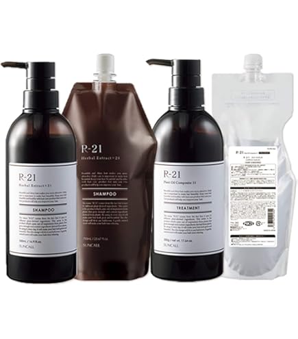 Amazon | サンコール R-21 シャンプー 700mL + トリートメント 700g