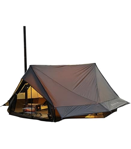 Amazon.co.jp: 【M2970-131-100】 テント 煙突穴付き カーキ 人気