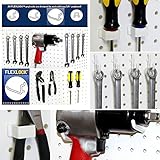 Wallpeg 80 pc。AssortedホワイトPegフック – ガレージ&ツールストレージオーガナイザー