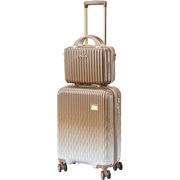 Amazon | スーツケース Sサイズ 32L ミニトランク付き グラデーション