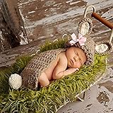 ハンドメイド 0-6ヶ月 撮影写真 ベビー 幼児 セット 蝶結び ウサギ 帽子付ロンパース 0-6ヶ月に合う 【1点】