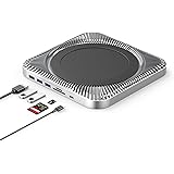 GIISSMO Mac Mini 用 USB Type C ハブ 2.5インチ HDD/SSD ケース 7-in-1ドッキングステーション SATA対応 USB 3.0 / 2.0ポート Micro/SDカードリーダー Mac Mini 2018/2