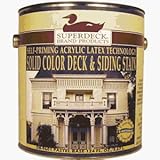 Superdeckセルフ下塗りソリッドデッキ&サイディングStain