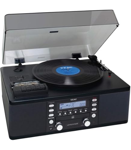 Amazon.co.jp: TEAC ターンテーブル/カセットプレーヤー付CDレコーダー 