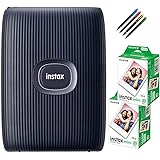 富士フイルム チェキ スマホプリンター フォトプリンター instax mini Link2 スペースブルー ＆ JP2×2 ＆ デコペン