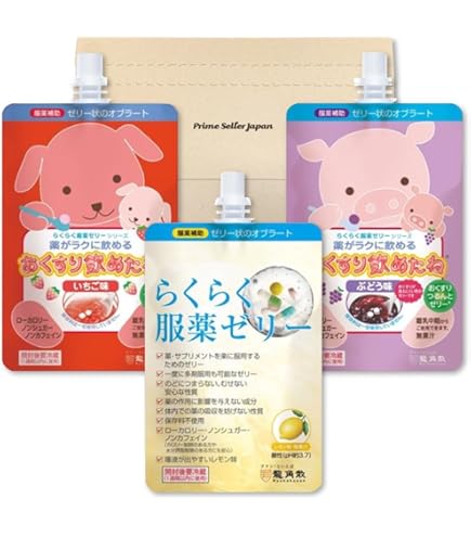 Amazon.co.jp: 龍角散 らくらく服薬ゼリー チアパック 200g ×3袋