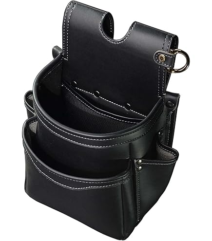 Amazon | フジ矢 腰袋3段 黒金 LIGHT PU LEATHER SERIES AB-23BG | 腰