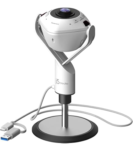 Amazon.co.jp: j5 create JVCU360 360°USB ミーティングWebカメラ