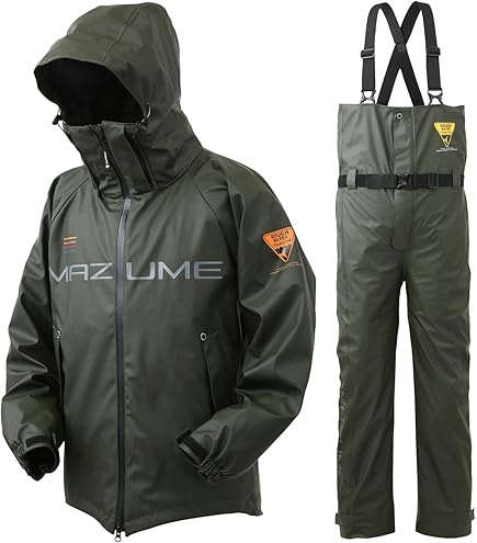 【美品】mazume ラフウォーターオールウェザースーツXL mazume MAZUME(マズメ) ラフウォーター オールウェザースーツ