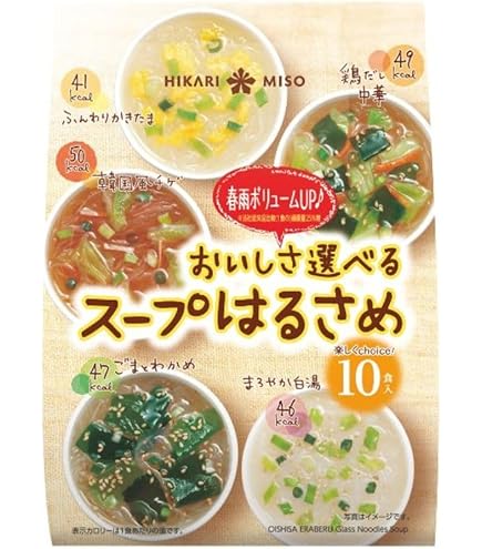 たっぷり一杯春雨スープ　30食入 Amazon | ひかり味噌 たっぷり一杯 大満足 春雨スープ 30食入 | Hikari