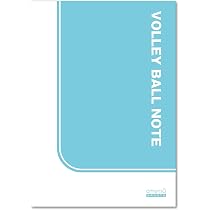 Amazon | バレーボールコーチノート B6 2冊セット 縦と横で日誌と