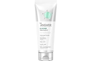 【THE ANSWER】 EXリペアトリートメント FOR COLOR DAMAGE（うるおい なめらか）カラーダメージ用 220g ベルガモット＆ダフネの香り 美髪5大必須成分配合 髪質改善 くせ毛 ノンシリコーン処方 花王